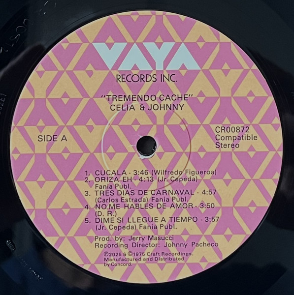 Celia Cruz & Johnny Pacheco - Tremendo Caché | Craft Recordings (CR00872) - 4