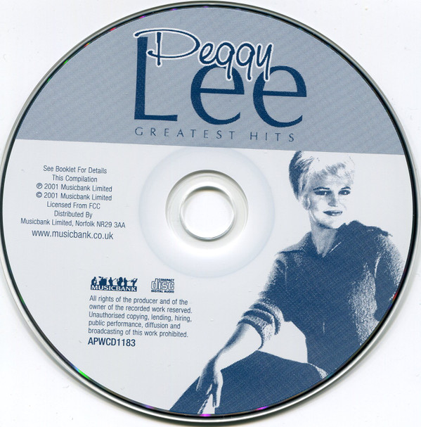 Peggy Lee - Greatest Hits | Musicbank (APWCD1183) - 3 Peggy Lee - Greatest Hits | Musicbank (APWCD1183) - 3