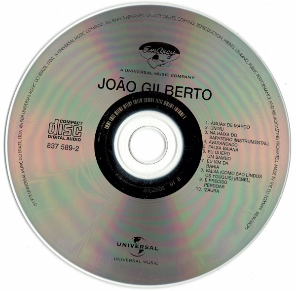 João Gilberto - João Gilberto | EmArcy (837 589-2) - 3