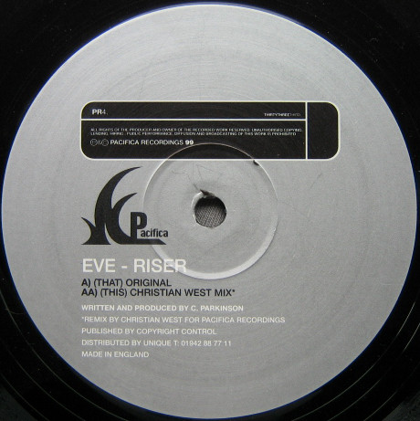 Eve - Riser | Pacifica Recordings (PR4) - 3 Eve - Riser | Pacifica Recordings (PR4) - 3