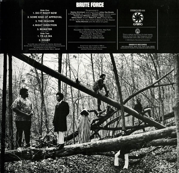 Brute Force - Brute Force | Embryo Records (SD 522) - 2 Brute Force - Brute Force | Embryo Records (SD 522) - 2