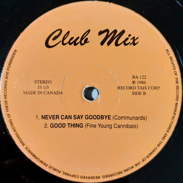 Various - Club Mix | Records Tais Corporation (BA 122) - 2 Various - Club Mix | Records Tais Corporation (BA 122) - 2
