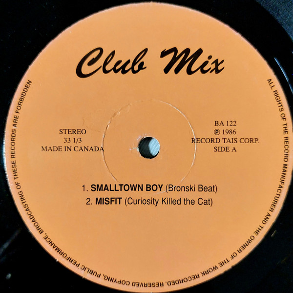 Various - Club Mix | Records Tais Corporation (BA 122) - main Various - Club Mix | Records Tais Corporation (BA 122) - main