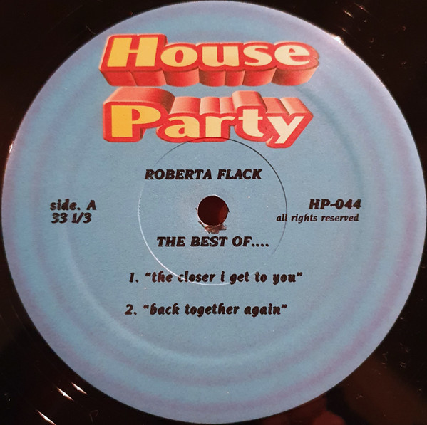 Roberta Flack - The Best Of.... | House Party (HP-044) - main Roberta Flack - The Best Of.... | House Party (HP-044) - main