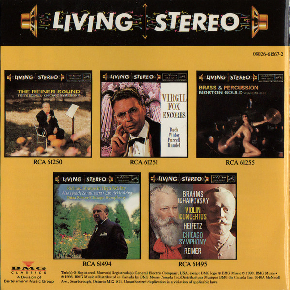 Various - Living Stereo - Audiophile Sampler | RCA (09026-61567-2) - 4