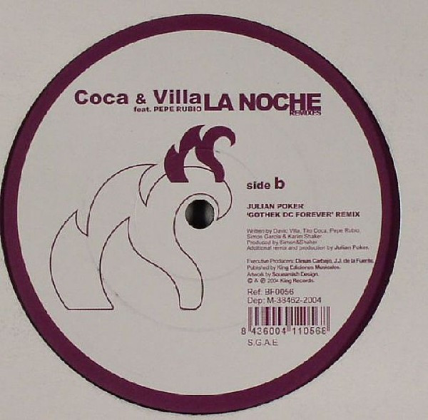 Coca + Villa Feat. Pepe Rubio - La Noche (Remixes) | BeatFreak Recordings (BF0056) - 4