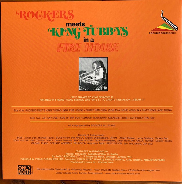 Augustus Pablo - Rockers Meets King Tubbys In A Fire House | Rockers (ORLP28) - 2