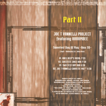 Joe T. Vannelli Project Featuring Harambee - Sweetest Day Of May -Rmx 99- | Dream Beat (DB 112) - main