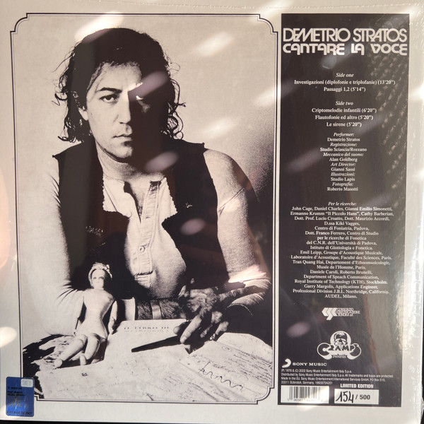 Demetrio Stratos - Cantare La Voce | Cramps Records (19658704351) - 4