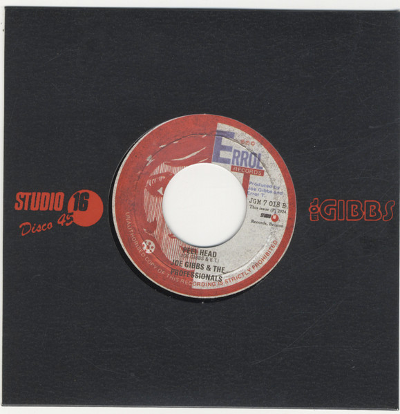 Junior Byles / Joe Gibbs & The Professionals - Dread Locks Time / Peel Head | Errol T Records (JGM 7-018) - 2