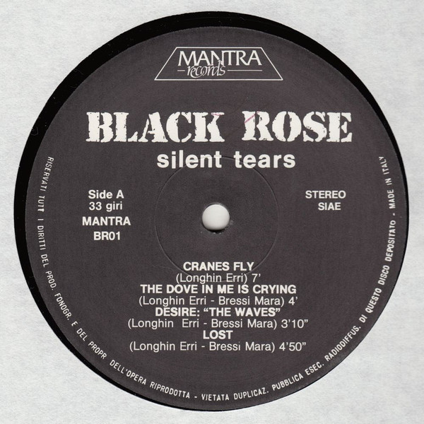 Black Rose - Silent Tears | Mantra Records (BR01) - 3 Black Rose - Silent Tears | Mantra Records (BR01) - 3