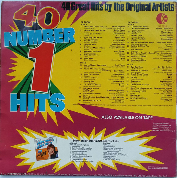 Various - 40 Number 1 Hits | K-Tel (NE 1008) - 2