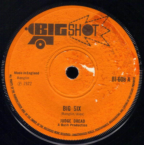 Judge Dread - Big Six / One Armed Bandit | Big Shot (BI-608)