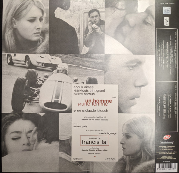 Francis Lai - Un Homme Et Une Femme | Play Time (PL2312529-LP) - main