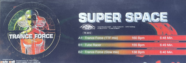 Super Space - Trance Force | Tunnel Records (TR 3012) - 2 Super Space - Trance Force | Tunnel Records (TR 3012) - 2