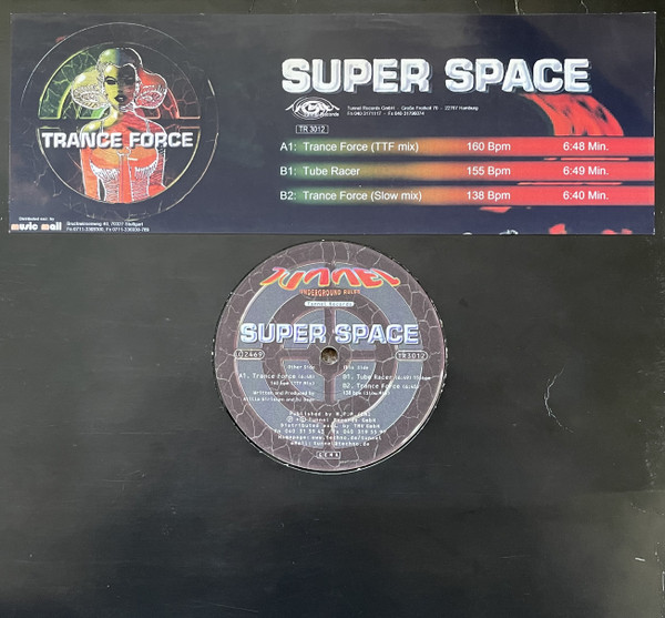 Super Space - Trance Force | Tunnel Records (TR 3012) - 3 Super Space - Trance Force | Tunnel Records (TR 3012) - 3