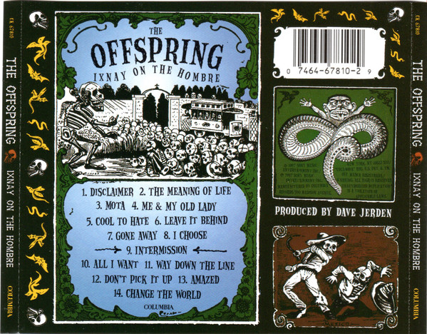 The Offspring - Ixnay On The Hombre | Columbia (CK 67810) - 2
