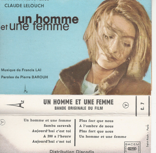 Francis Lai - Un Homme Et Une Femme (Bande Originale Du Film) | Disc'Az (C 7) - main