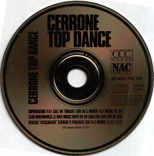Cerrone - Top Dance | NAC Company (JD NAC 760 188) - 3