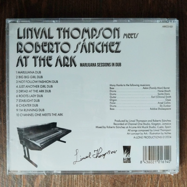 Linval Thompson Meets Roberto Sanchez - Linval Thompson Meets Roberto Sánchez At The Ark - Marijuana Sessions In Dub | A-Lone Productions (ARKCD-021) - 2