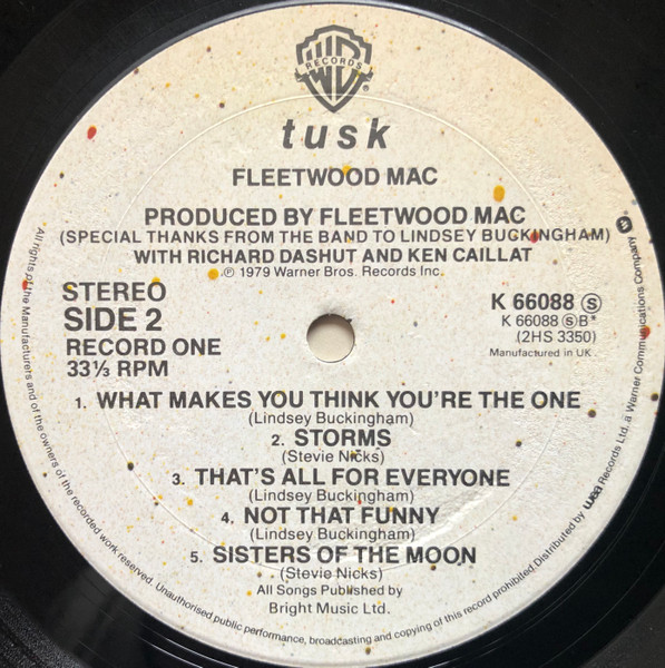 Fleetwood Mac - Tusk | Warner Bros. Records (K66088) - 4 Fleetwood Mac - Tusk | Warner Bros. Records (K66088) - 4