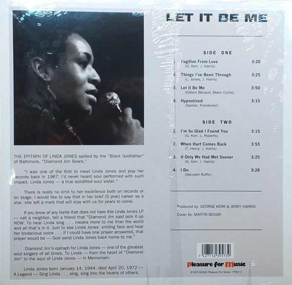 Linda Jones - Let It Be Me | Pleasure For Music (PFM111) - 2 Linda Jones - Let It Be Me | Pleasure For Music (PFM111) - 2