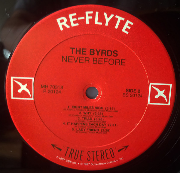 The Byrds - Never Before | Re-Flyte (MH 70318) - 3