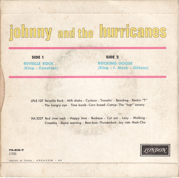 Johnny And The Hurricanes - Reveille Rock | London Records (125 79.615 y) - 2 Johnny And The Hurricanes - Reveille Rock | London Records (125 79.615 y) - 2