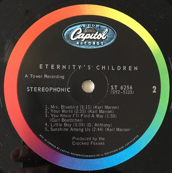 Eternity's Children - Eternity's Children [Vinyl] | Capitol Records (ST 6256) - 4