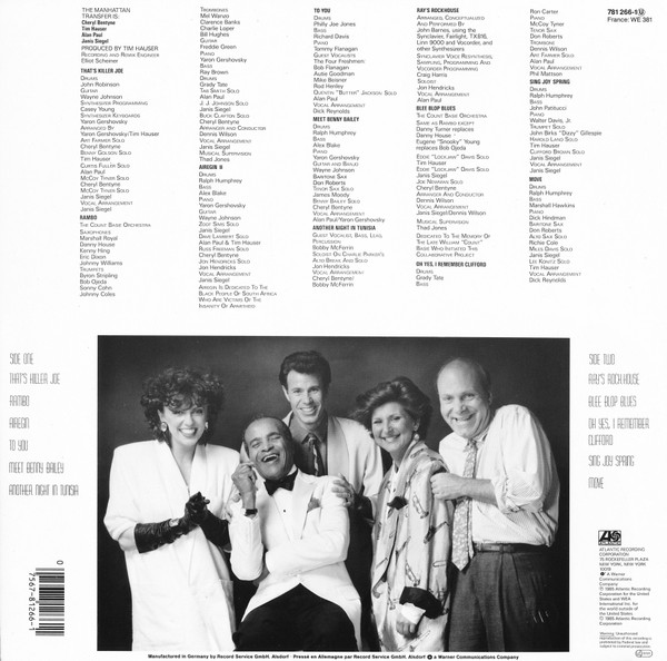 The Manhattan Transfer - Vocalese | Atlantic (781 266-1) - 2