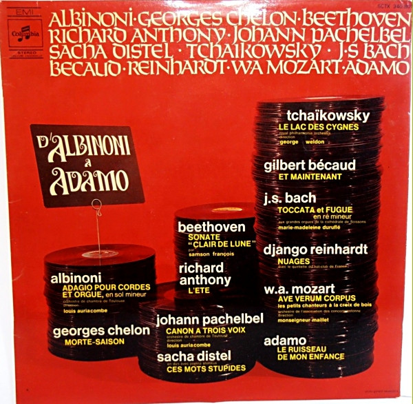 Various - D'Albinoni À Adamo | Columbia (SCTX 340.801)