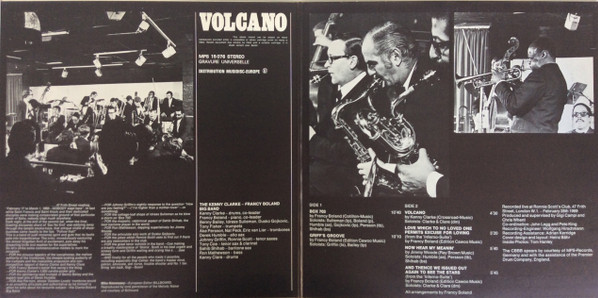 Clarke-Boland Big Band - Live At Ronnie's ; Album 1 ; Volcano | MPS Records (MPS 15 076) - 3