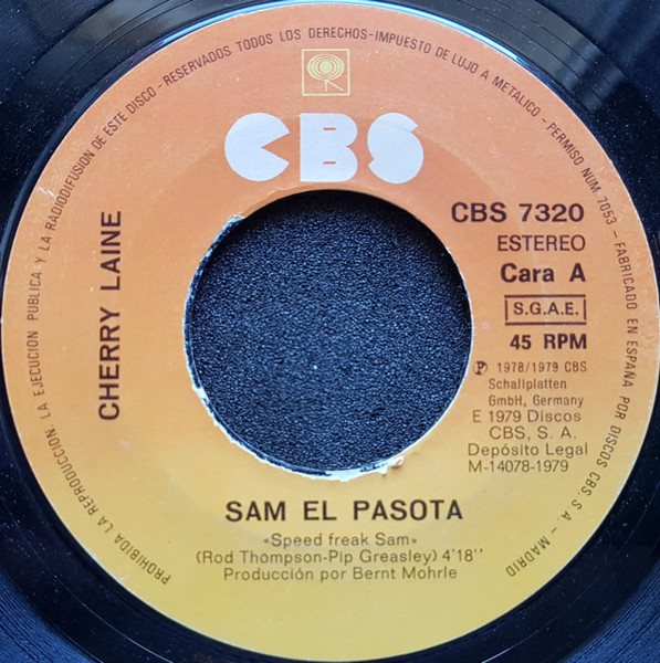 Cherry Laine - Sam El Pasota | CBS (CBS 7320) - 2 Cherry Laine - Sam El Pasota | CBS (CBS 7320) - 2