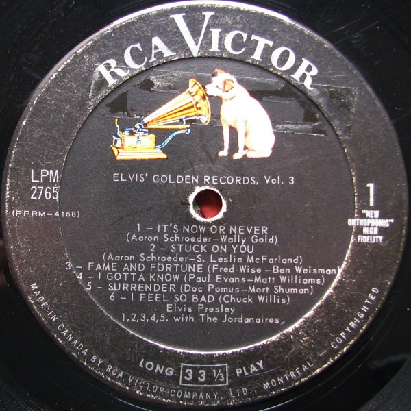 Elvis Presley - Elvis' Golden Records, Volume 3 | RCA Victor (LPM-2765) - 3 Elvis Presley - Elvis' Golden Records, Volume 3 | RCA Victor (LPM-2765) - 3