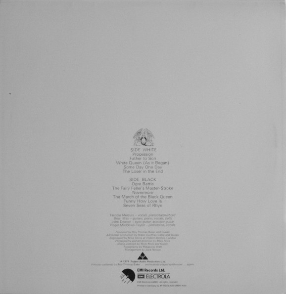 Queen - Queen II | EMI (1C 062-95 186) - 3