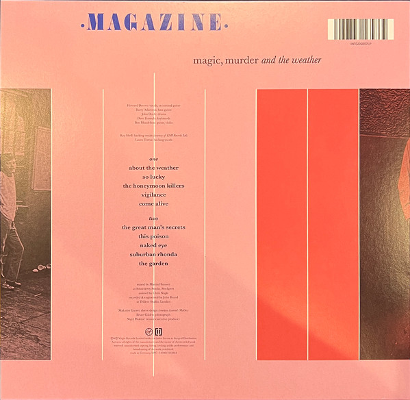 Magazine - Magic, Murder And The Weather | Virgin (INTGDS007LP) - 2