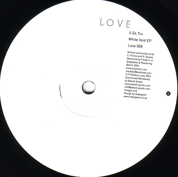 IL.EK.TRO - White Void EP | Modern Love (Love 008) - 2