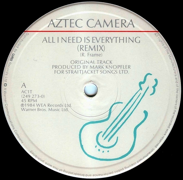 Aztec Camera - All I Need Is Everything (Remix) | WEA (AC1T) - 4