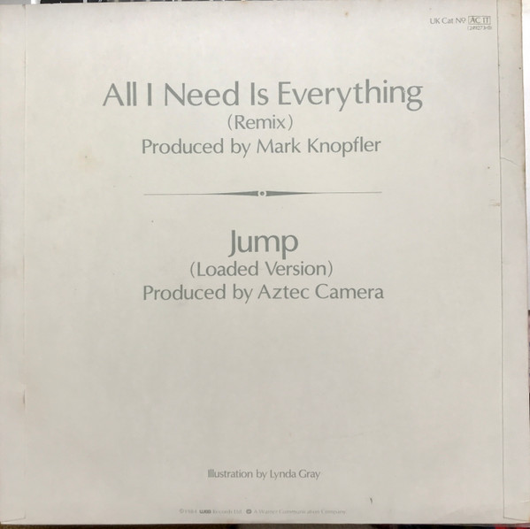 Aztec Camera - All I Need Is Everything (Remix) | WEA (AC1T) - 2