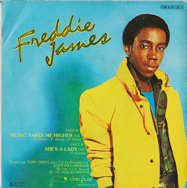 Freddie James - Music Takes Me Higher | Disques Dreyfus (FDM 16016) - 2