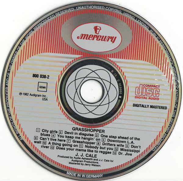 J.J. Cale - Grasshopper | Mercury (800 038-2) - 3 J.J. Cale - Grasshopper | Mercury (800 038-2) - 3