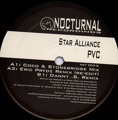 Star Alliance - PVC | Nocturnal Recordings (NCT003) - 3 Star Alliance - PVC | Nocturnal Recordings (NCT003) - 3