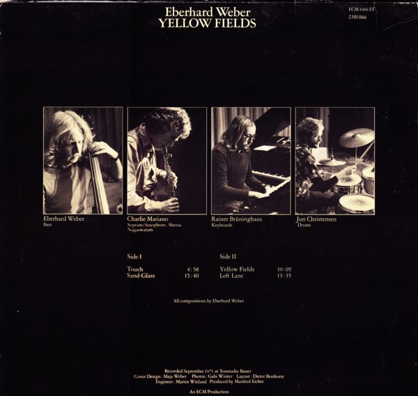 Eberhard Weber - Yellow Fields | ECM Records (ECM 1066 ST) - 2 Eberhard Weber - Yellow Fields | ECM Records (ECM 1066 ST) - 2