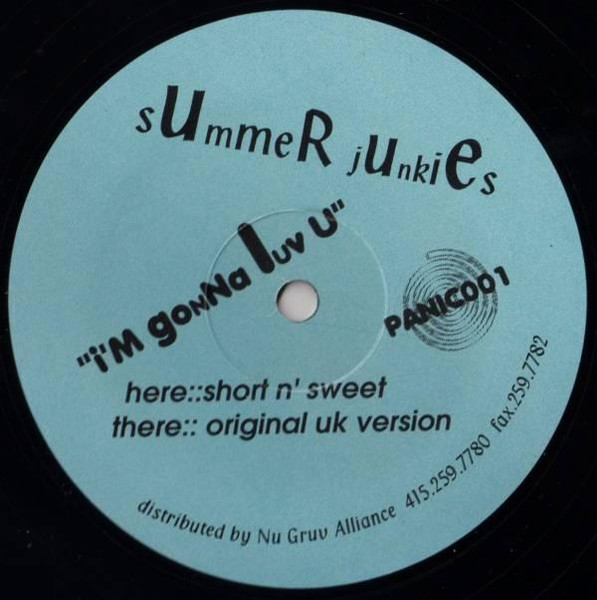 Summer Junkies - I'm Gonna Luv U | Panic Records (PANIC001) - main