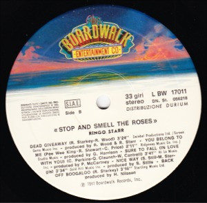 Ringo Starr - Stop And Smell The Roses | The Boardwalk Entertainment Co (LBW 17011) - 4 Ringo Starr - Stop And Smell The Roses | The Boardwalk Entertainment Co (LBW 17011) - 4