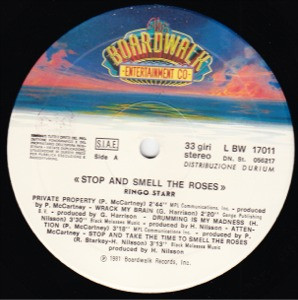 Ringo Starr - Stop And Smell The Roses | The Boardwalk Entertainment Co (LBW 17011) - 3 Ringo Starr - Stop And Smell The Roses | The Boardwalk Entertainment Co (LBW 17011) - 3
