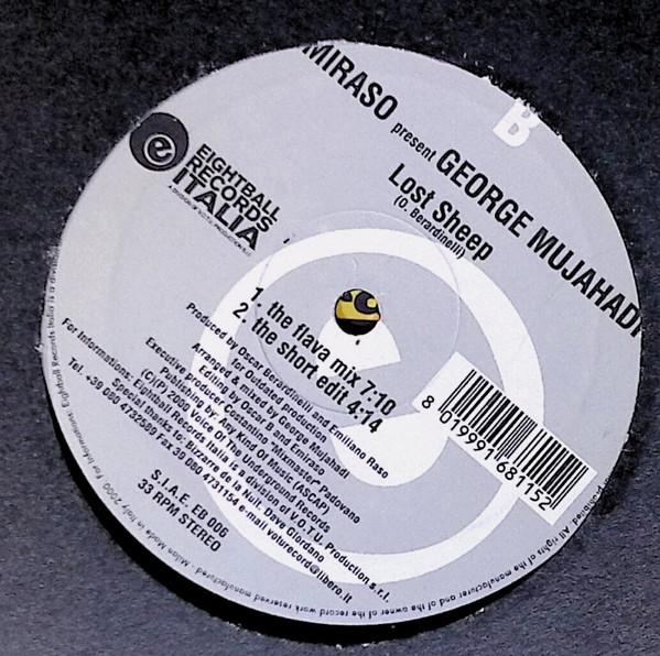 Emiraso present George Mujahadi - Lost Sheep | Eightball Records Italia (EB 006) - main Emiraso present George Mujahadi - Lost Sheep | Eightball Records Italia (EB 006) - main