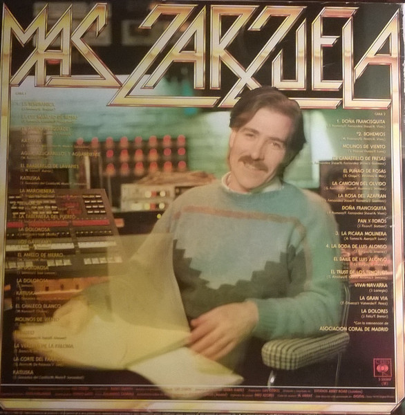 Luis Cobos & Royal Philharmonic Orchestra - Mas Zarzuela | CBS (S 26569) - 2 Luis Cobos & Royal Philharmonic Orchestra - Mas Zarzuela | CBS (S 26569) - 2