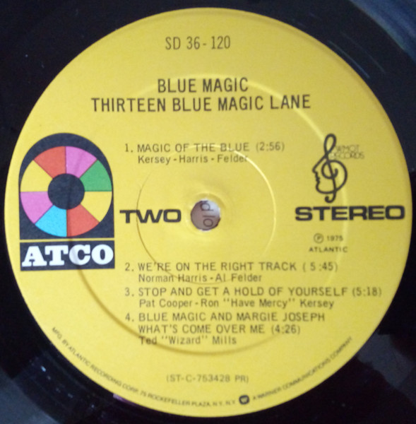 Blue Magic - Thirteen Blue Magic Lane | ATCO Records (SD 36-120) - 4