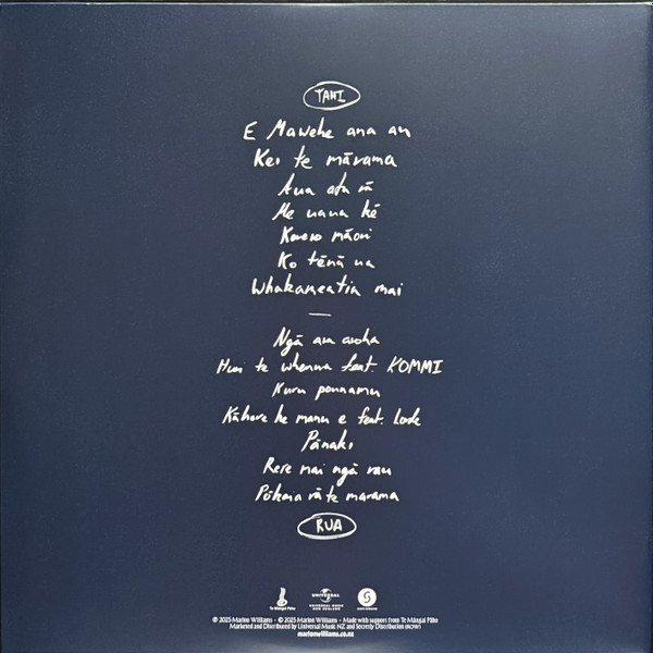 Marlon Williams - Te Whare Tiwekaweka | Universal Music New Zealand (MWML001) - 2 Marlon Williams - Te Whare Tiwekaweka | Universal Music New Zealand (MWML001) - 2